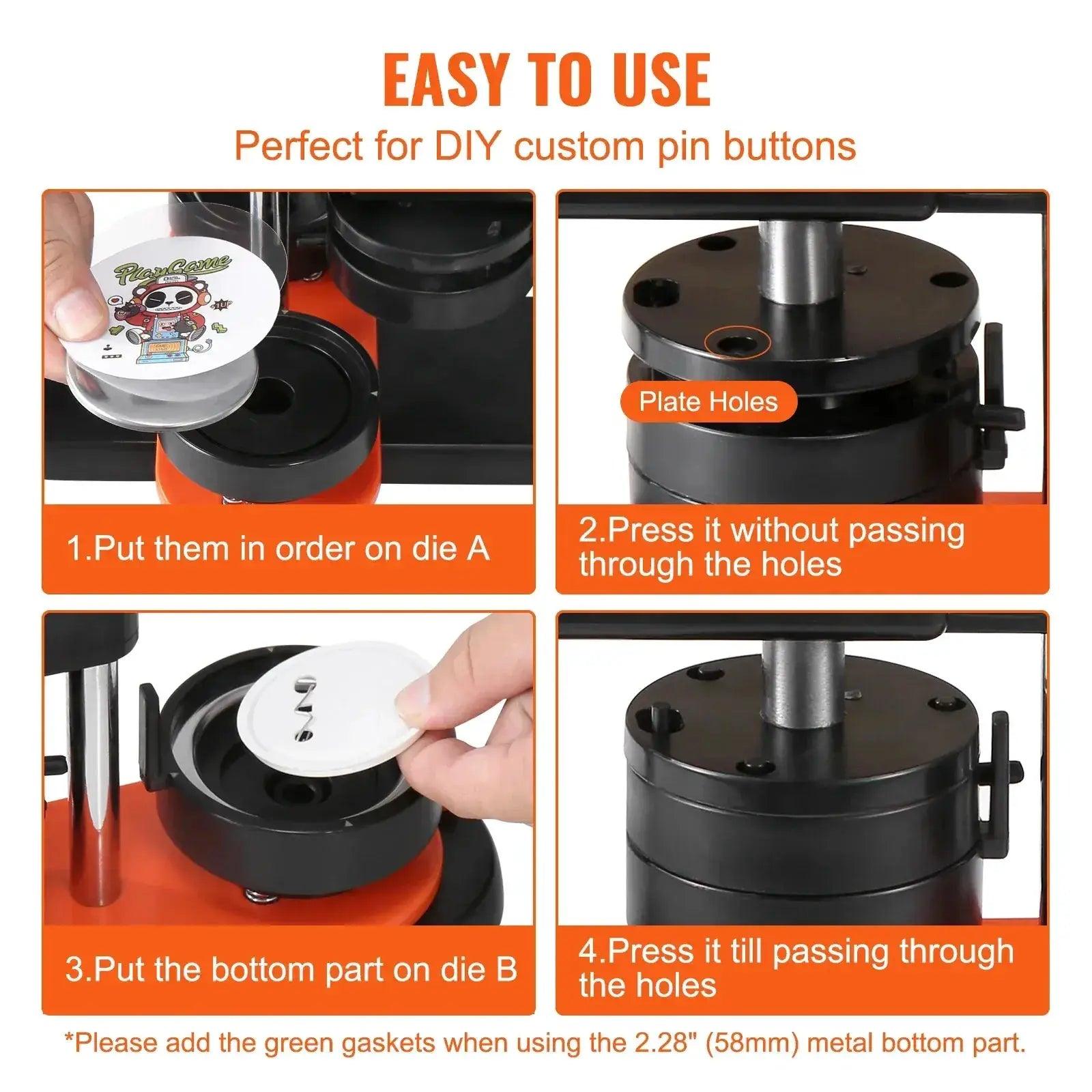  Button Maker Kit With 25 32 58 Pin System Versatile -  ToylandEU™