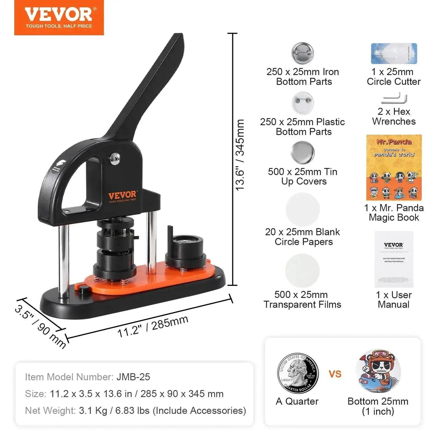  Button Maker Kit With 25 32 58 Pin System Versatile -  ToylandEU™