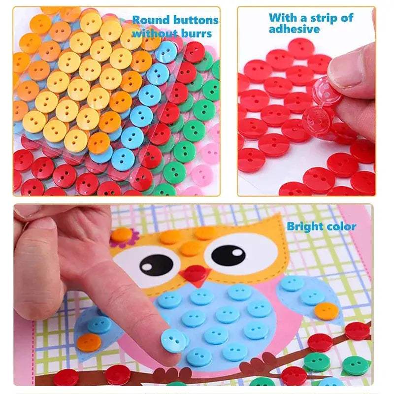 Button Sticker Toy For Kids Develops Fine Motor Skills - ToylandEU