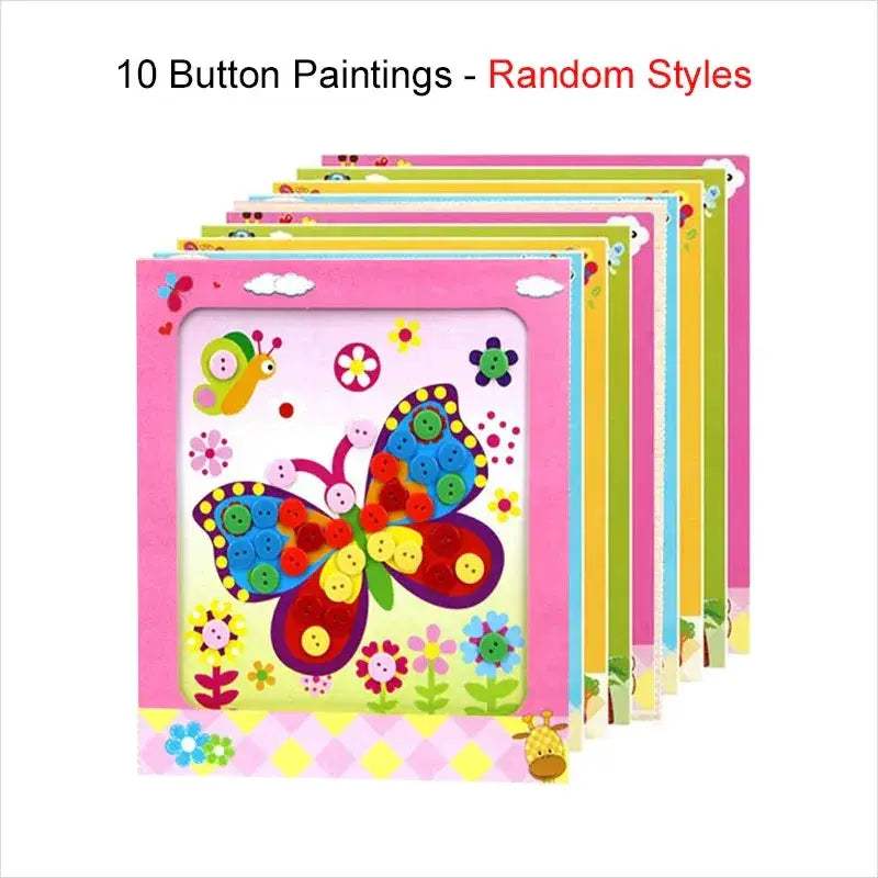 Button Sticker Toy For Kids Develops Fine Motor Skills - ToylandEU