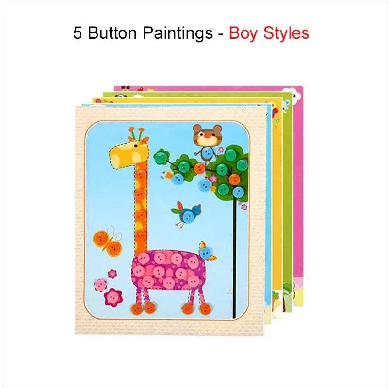 Button Sticker Toy For Kids Develops Fine Motor Skills - ToylandEU