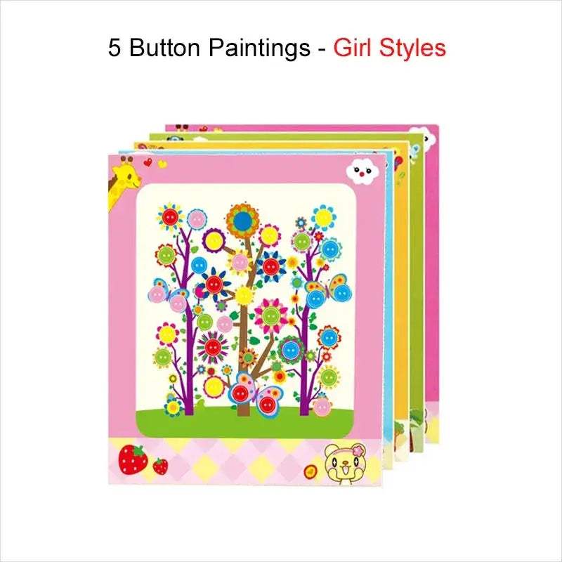 Button Sticker Toy For Kids Develops Fine Motor Skills - ToylandEU