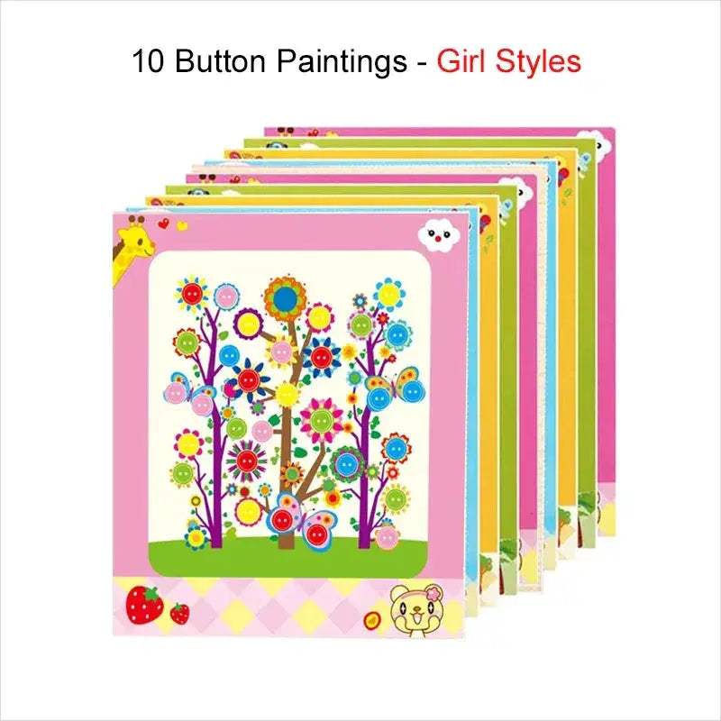 Button Sticker Toy For Kids Develops Fine Motor Skills - ToylandEU