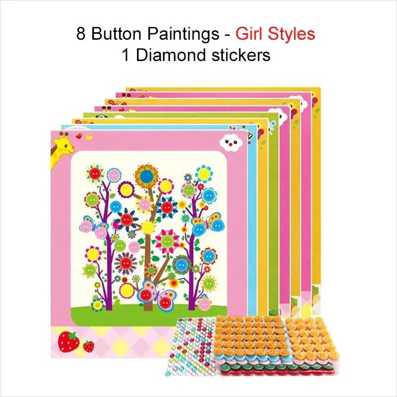 Button Sticker Toy For Kids Develops Fine Motor Skills - ToylandEU