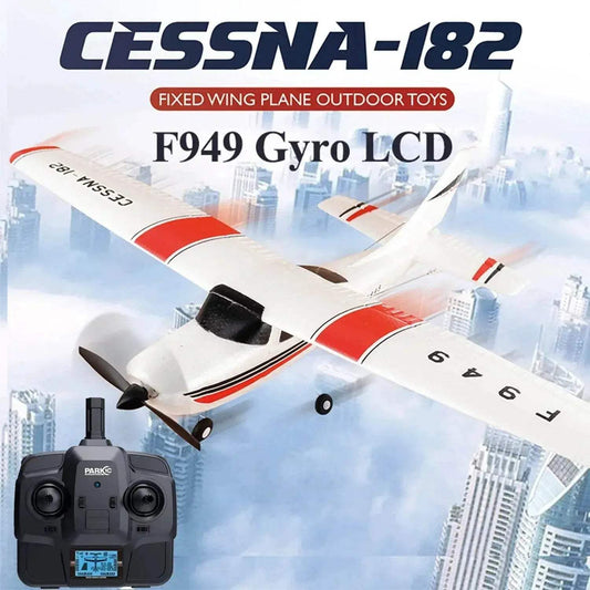  【C0】WLtoys 2.4G F949 LCD RC Airplane Cessna 182 RTF -  ToylandEU™