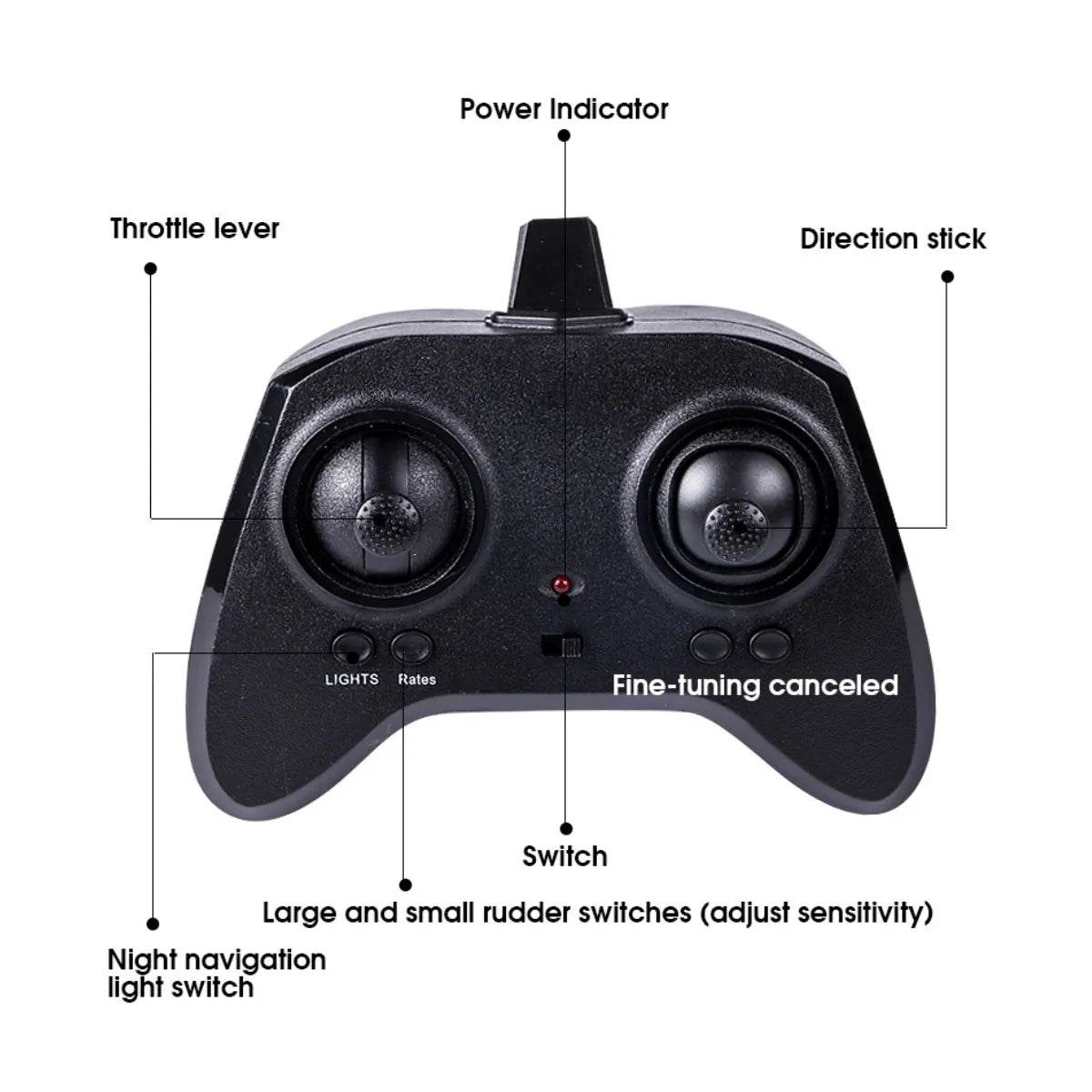 C17 C-17 Transport 390mm Wingspan RC Airplane Glider RTF - ToylandEU