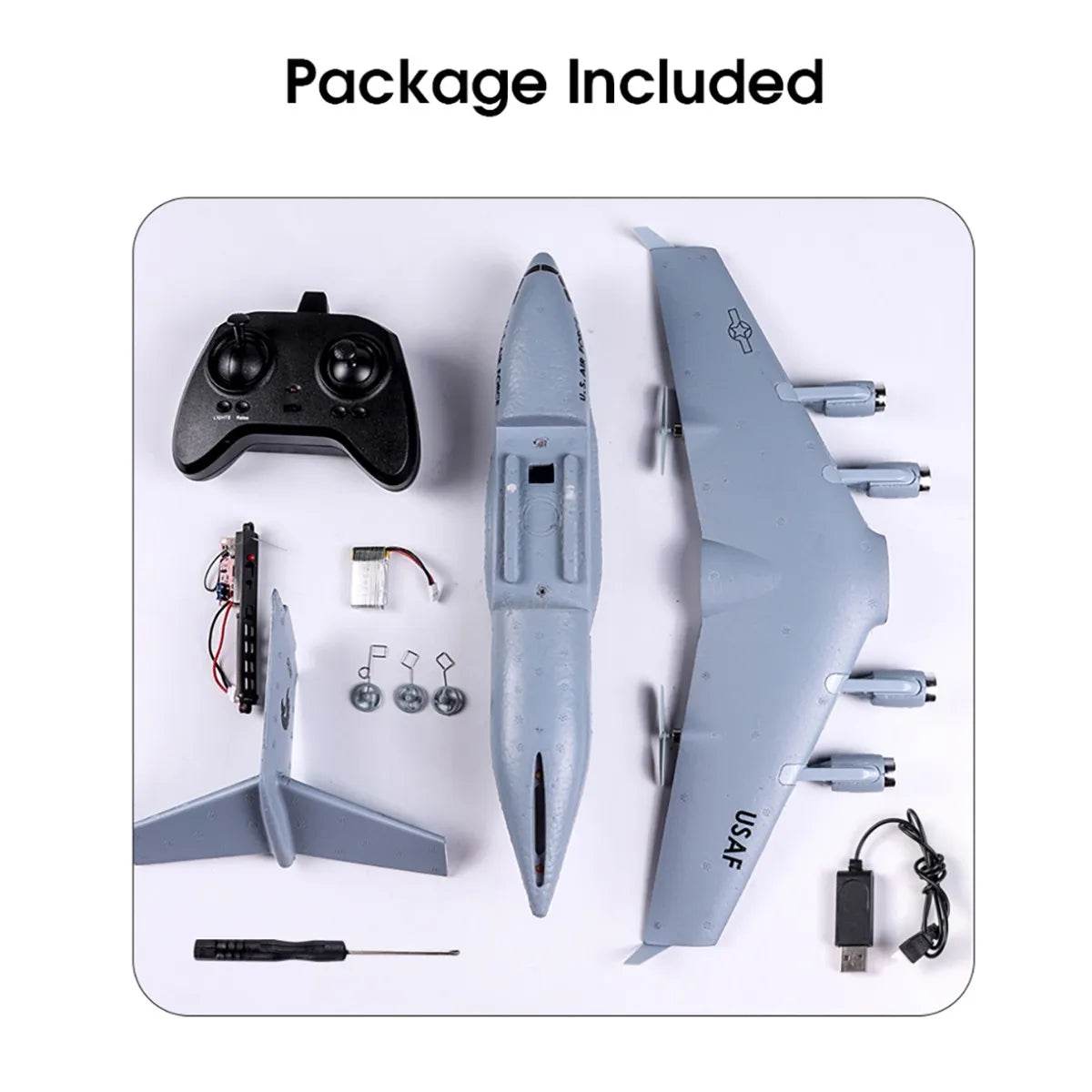 C17 C-17 Transport 390mm Wingspan RC Airplane Glider RTF - ToylandEU