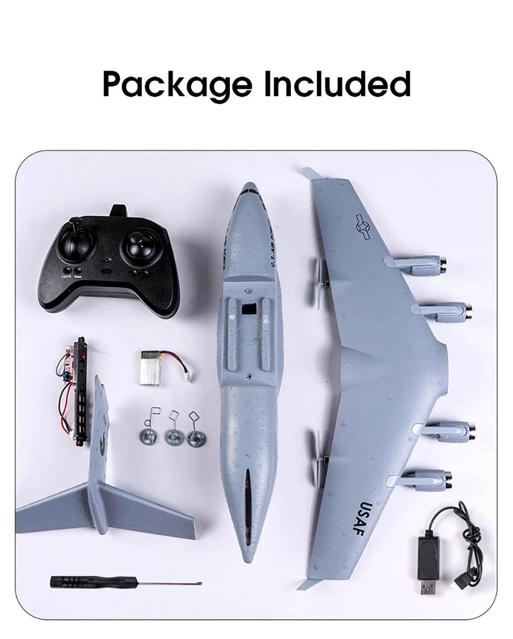 C17 C-17 Transport 390mm Wingspan RC Airplane Glider RTF - ToylandEU