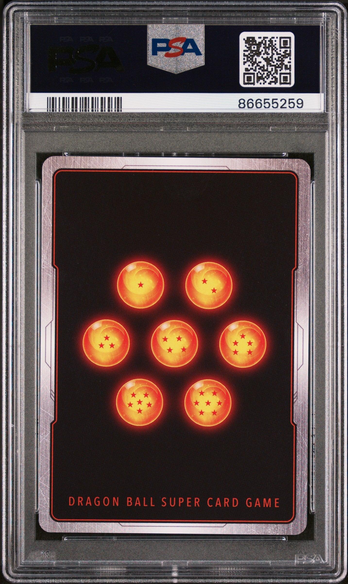 2022 DRAGON BALL SUPER MYTHIC BOOSTER SS3 GOGETA, THWRT/EMP #P-308 - PSA 10 - ToylandEU