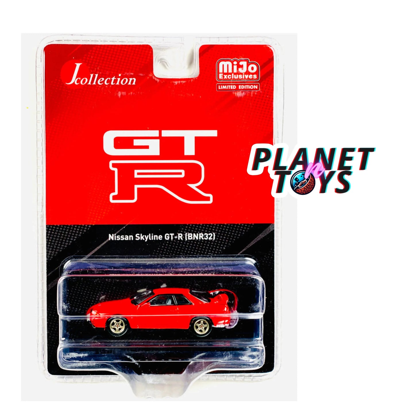Tarmac Works - 1/64 NISSAN SKYLINE GT-R BNR32 RED DIECAST SCALE MODEL CAR (JC64-008-RD) Mijo - ToylandEU