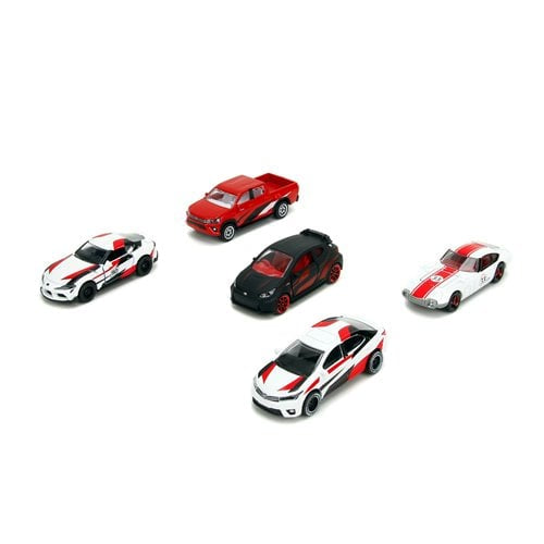 Die-Cast Toy Cars 1-64 Scale 5 Pack Toyota Racing Series