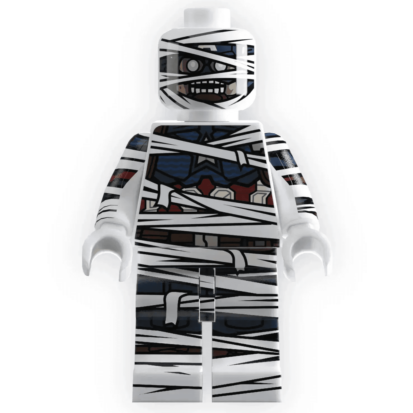 Captain Mummy LEGO Figure Custom Printed By B3 Customs Made From 100 Authentic LEGO Parts - ToylandEU