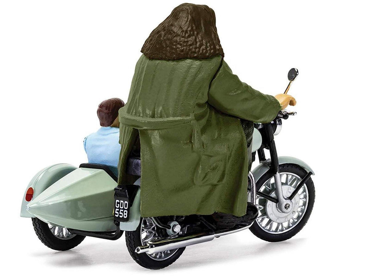 Motorcycle and Sidecar Light Green with Harry and Hagrid Figures | Scale Figure | Corgi | Limited Edition