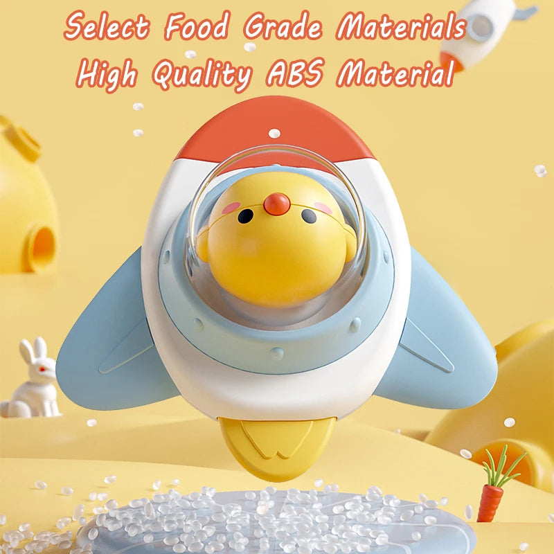 CE Certified Montessori Bath Toy Suction Cup Spinner With Rotating Beads For 3 To 6 Year Olds ABS Plastic - ToylandEU