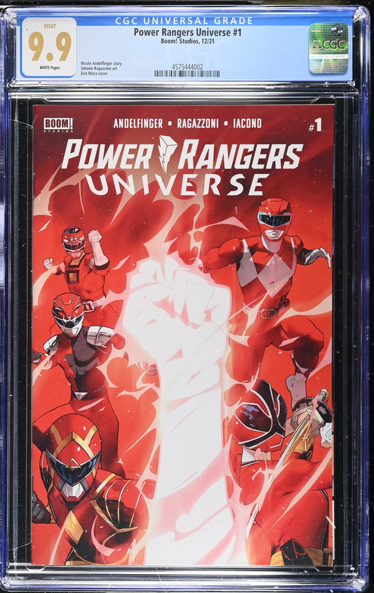 Power Rangers Universe Issue 1 CGC 9.9 Graded Comic Book