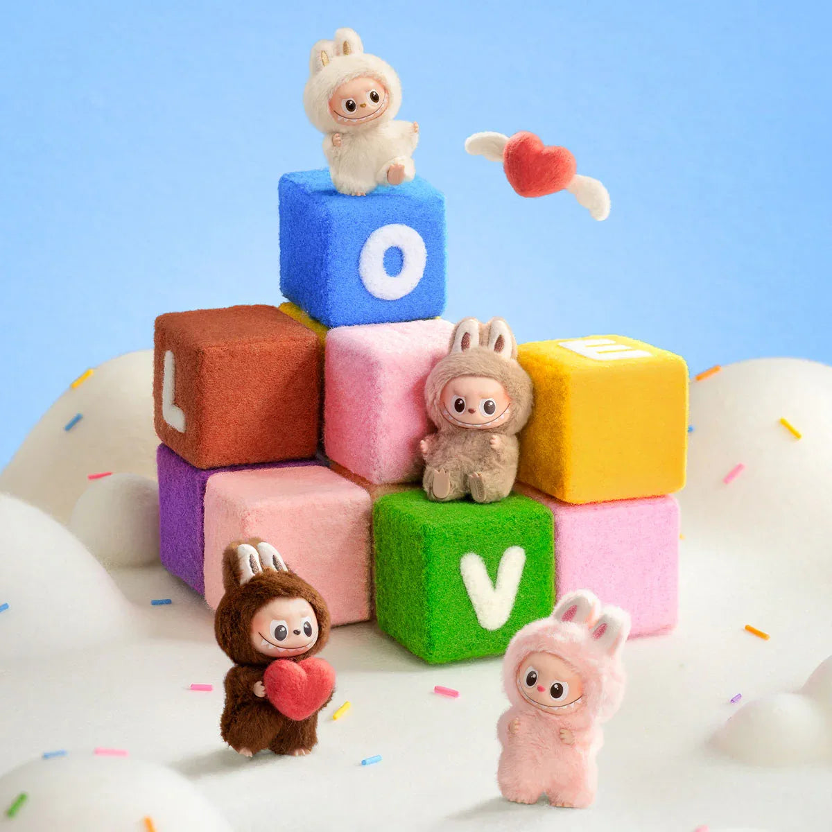 [CHOOSE YOUR LETTERS OPTION!] [IN STOCK] POPMART Labubu Pin for Love - ToylandEU