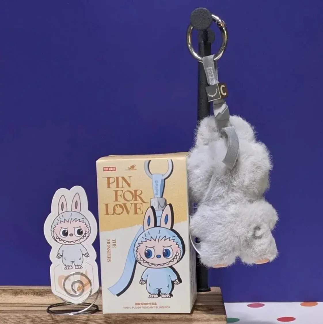 [CHOOSE YOUR LETTERS OPTION!] [IN STOCK] POPMART Labubu Pin for Love - ToylandEU