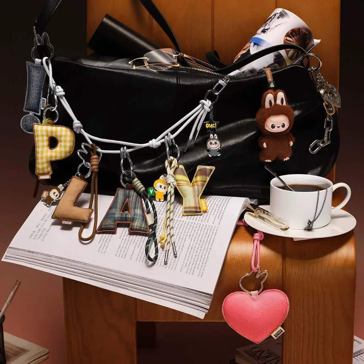 [CHOOSE YOUR LETTERS OPTION!] [IN STOCK] POPMART Pin for Love Series- Letter PENDANT Blind Box - ToylandEU