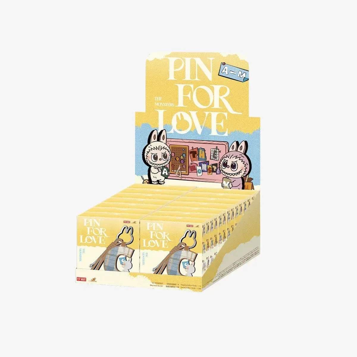 [CHOOSE YOUR LETTERS OPTION!] [IN STOCK] POPMART Pin for Love Series- Letter PENDANT Blind Box - ToylandEU