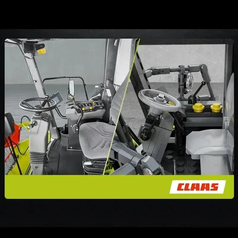  CLAAS Dominator 370 Harvester Blocks Lego Compatible -  ToylandEU™