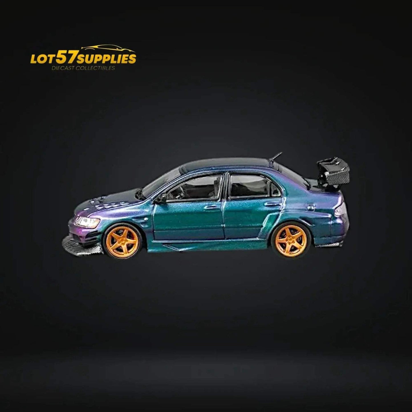 CM Model Mitsubishi Lancer Evolution IX Widebody Chameleon 1:64 CM64-EVOIX-21 - ToylandEU