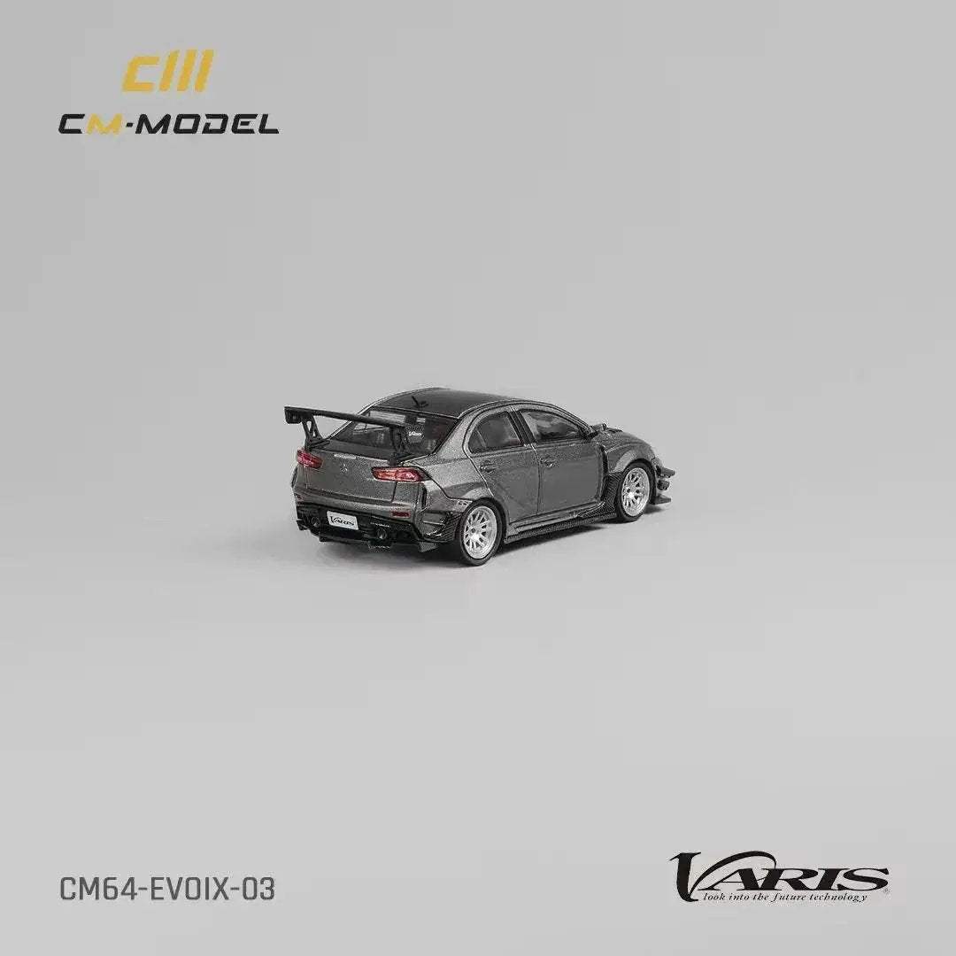 CM Model Mitsubishi Lancer Evolution X Varis Wide Body Gray 1:64 CM64-EVOX-03 - ToylandEU