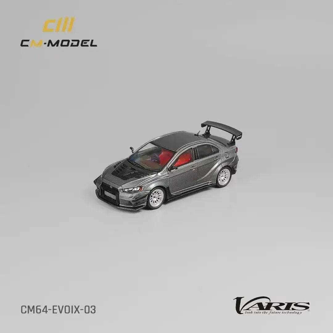 CM Model Mitsubishi Lancer Evolution X Varis Wide Body Gray 1:64 CM64-EVOX-03 - ToylandEU