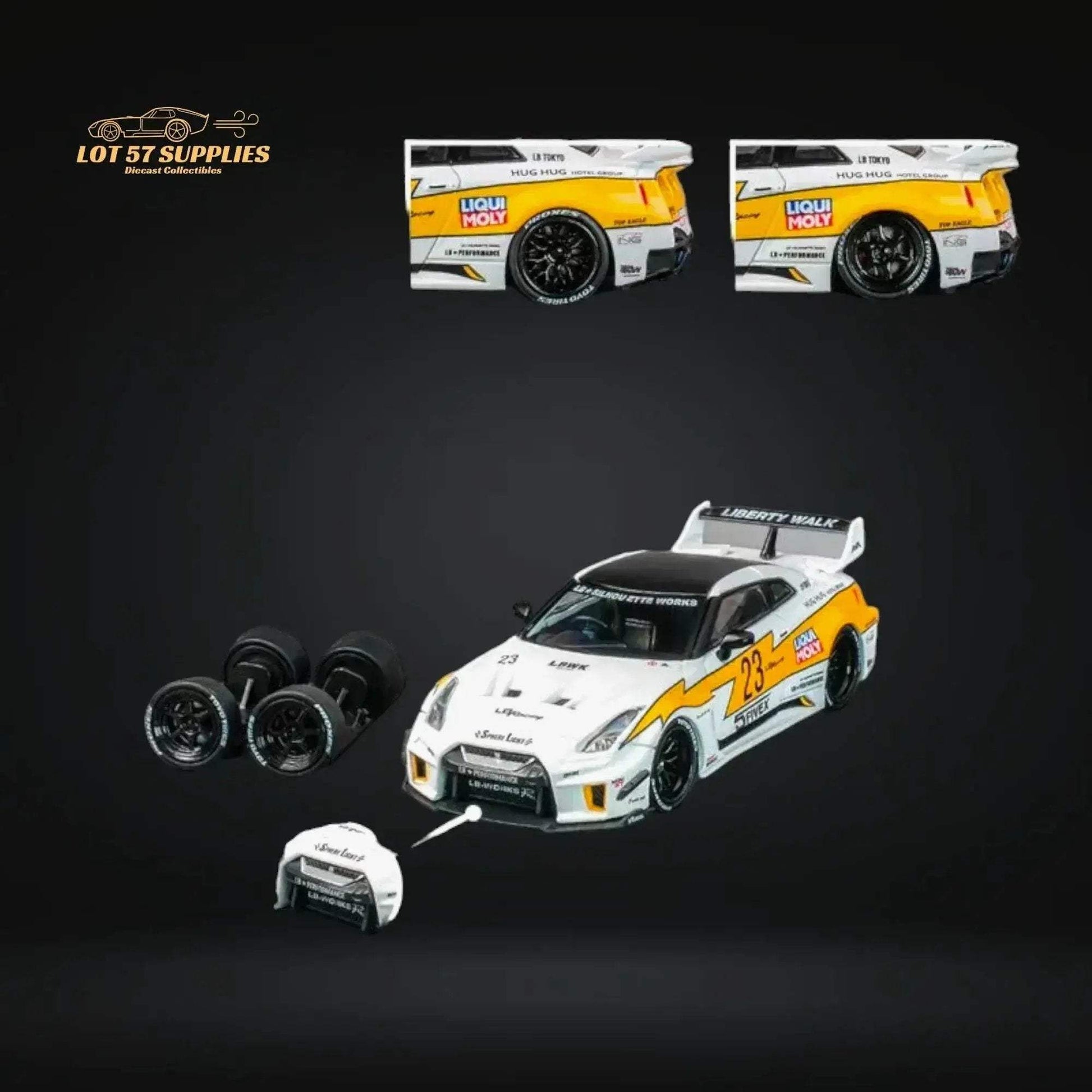 CM Model Nissan Skyline GT-R R35RR LBWK Silhouette #23 1:64 CM64-35RR-12 - ToylandEU