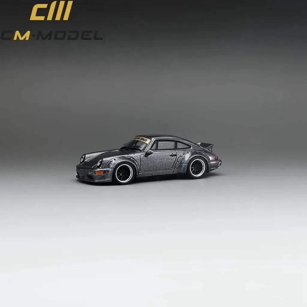 CM Model Porsche 964 Widebody Metallic Gray 1:64 - ToylandEU