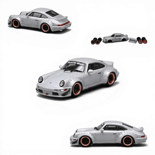  Porsche 964 Diecast Widebody 1 64 Snap On Wheels -  ToylandEU™