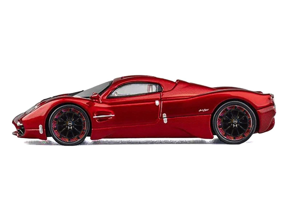 Pagani Utopia Red Metallic with Red Carbon Top | 1/64 Diecast Model Car | CM Model | Collector Quality