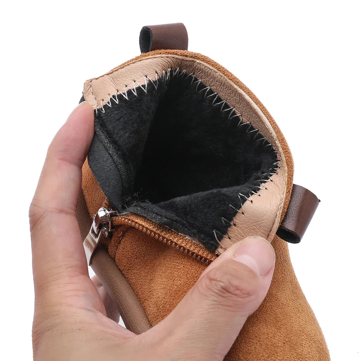 CN Shanghai Toddler Winter Boots Non Slip Zip Up For Ages 1 To 3 - ToylandEU