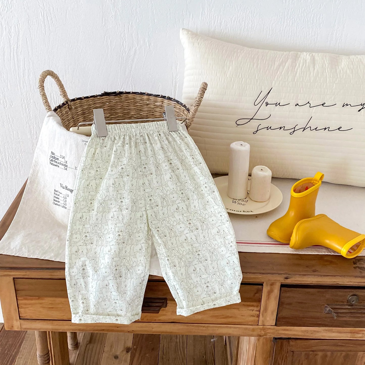 CN Zhejiang Choice Kids Plaid Pants With Elastic Waist For Unisex Casual Wear - ToylandEU