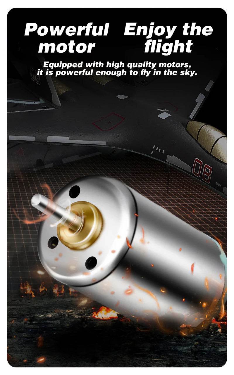 COOLBANK 4CH Brushless Motor Su-35/J-16 Rc Fighter Aircraft Model - ToylandEU