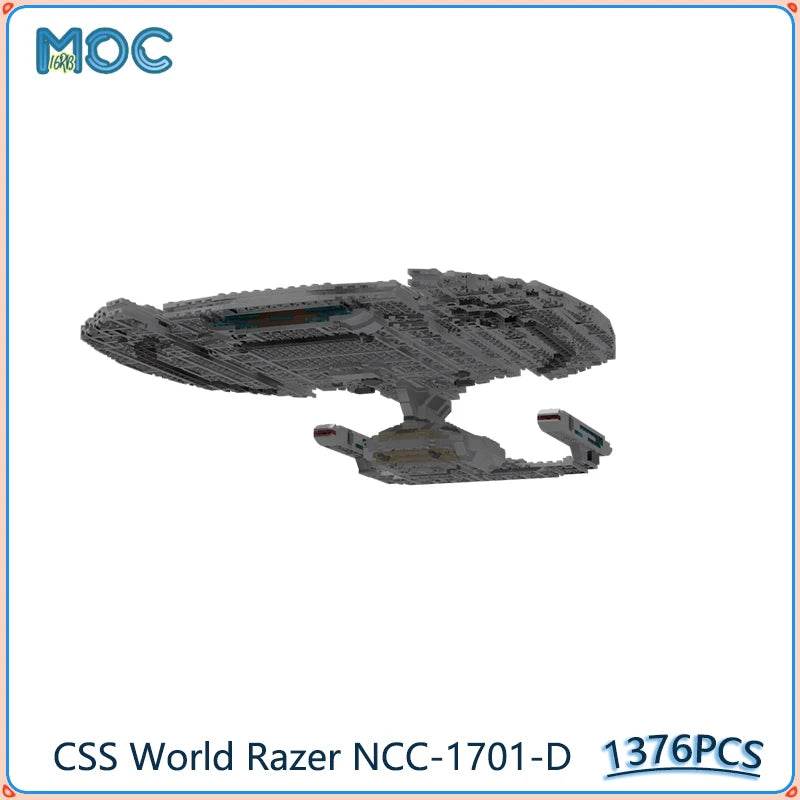 CSS World Razer NCC-1701-D Warship MOC Building Blocks 1376PCS Building Bricks MOC - ToylandEU