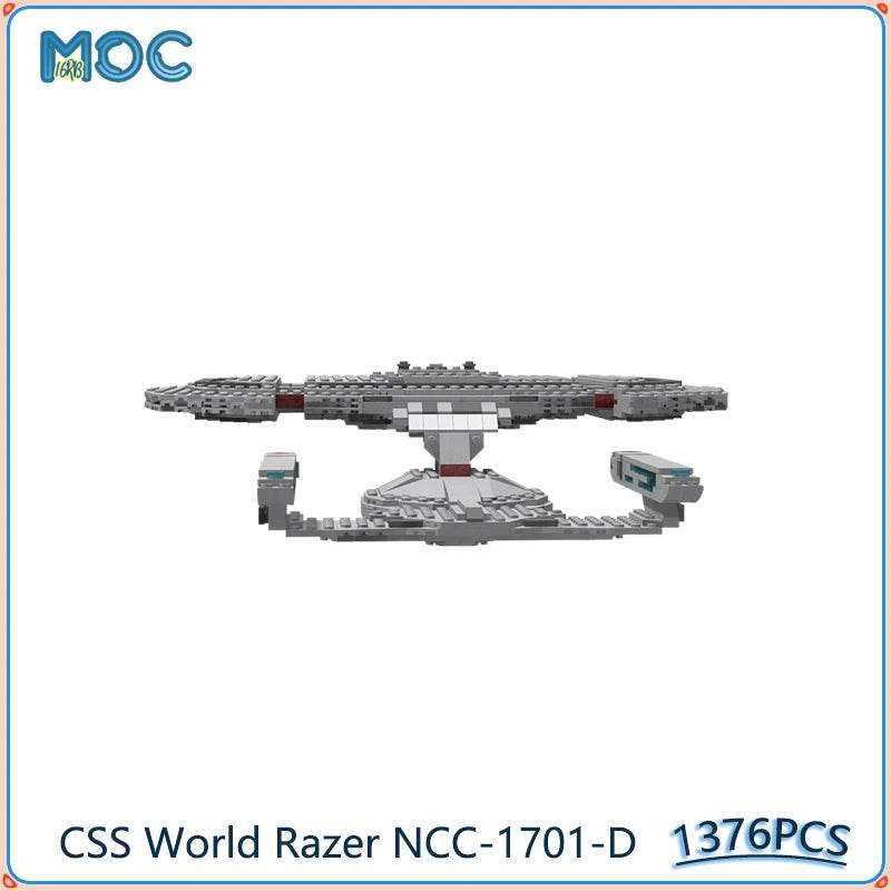 CSS World Razer NCC-1701-D Warship MOC Building Blocks 1376PCS Building Bricks MOC - ToylandEU