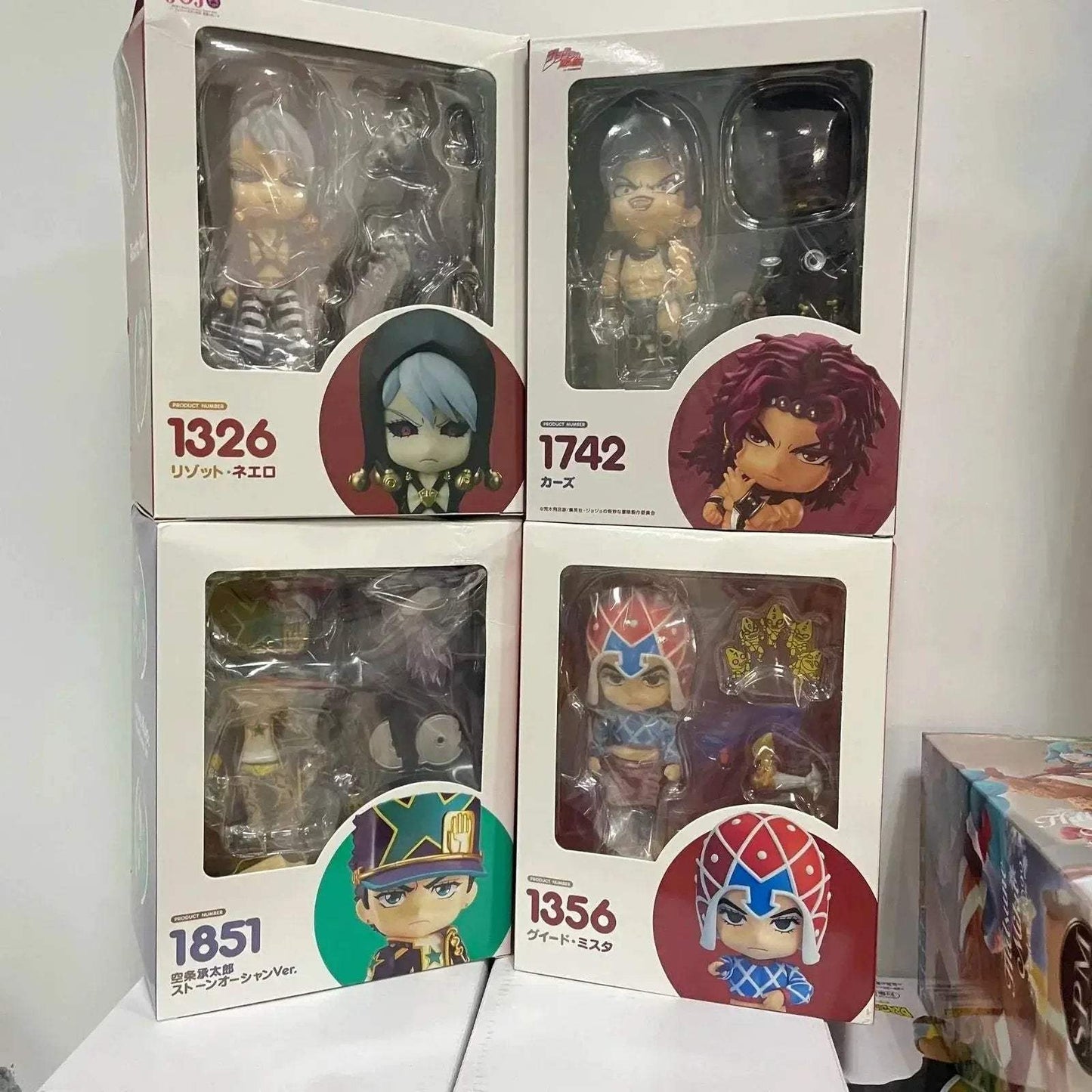 JoJo Bizarre Adventure Chibi Figures Set With Four Heroes - ToylandEU