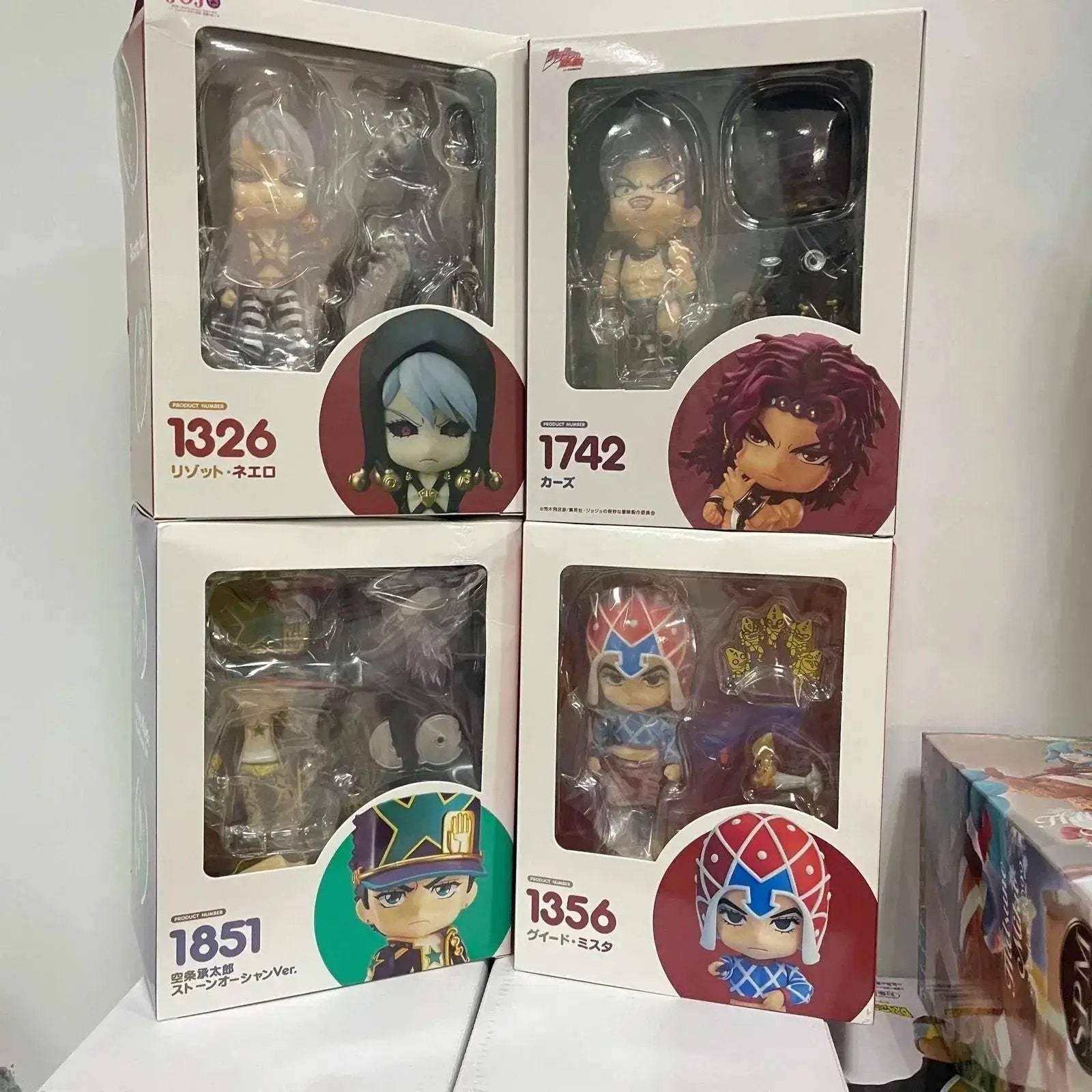 JoJo Bizarre Adventure Chibi Figures Set With Four Heroes - ToylandEU