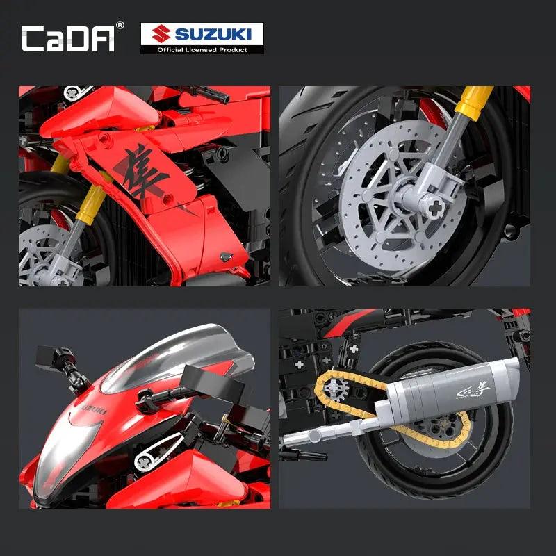  CaDA 1:6 Suzuki Hayabusa Lego Compatible Set 25th -  ToylandEU™