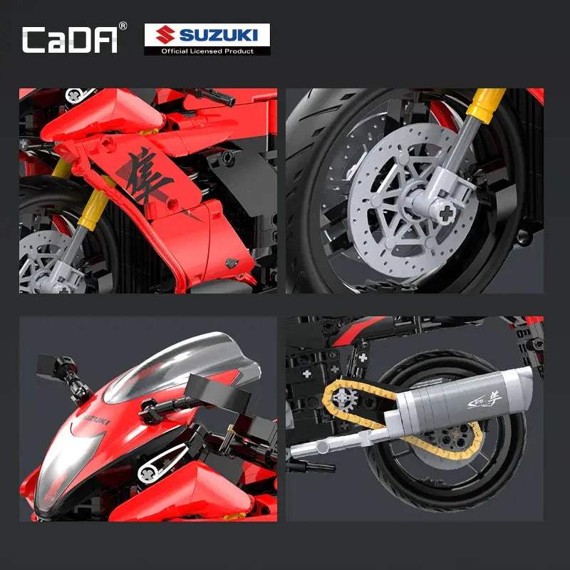  CaDA 1:6 Suzuki Hayabusa Lego Compatible Set 25th -  ToylandEU™