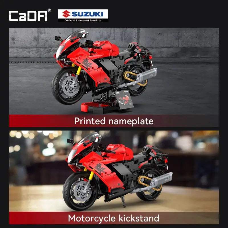  CaDA 1:6 Suzuki Hayabusa Lego Compatible Set 25th -  ToylandEU™