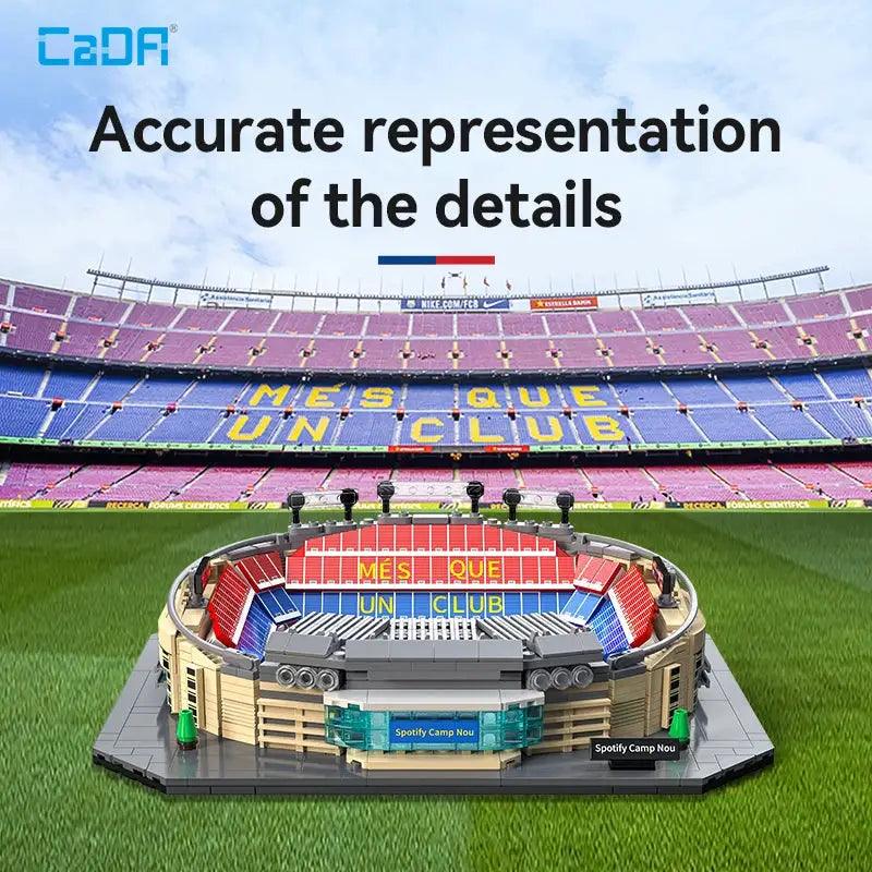  CaDA Camp Nou Stadium Building Block Set 728 Pieces -  ToylandEU™