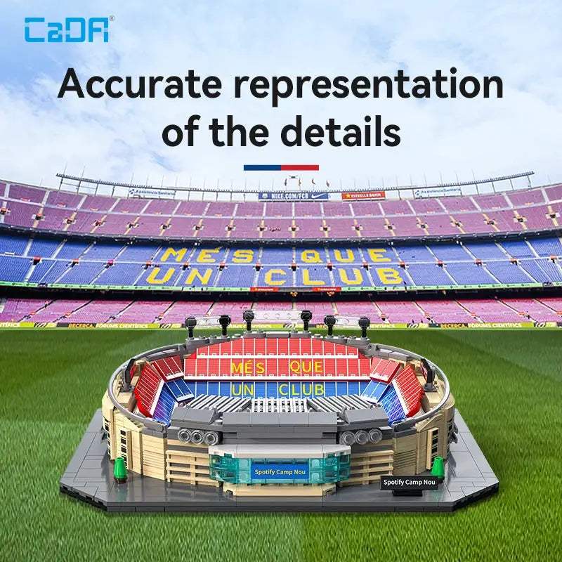  CaDA Camp Nou Stadium Building Block Set 728 Pieces -  ToylandEU™
