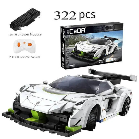 Cada APP Programming Remote Control Swedish Ghost Sports Car Bricks - ToylandEU