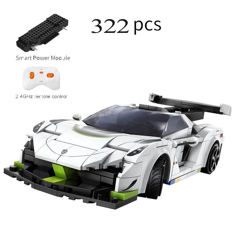 Cada APP Programming Remote Control Swedish Ghost Sports Car Bricks - ToylandEU