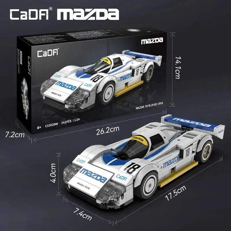 Cada Drift Racing Car Lego Compatible Building Blocks Set - ToylandEU