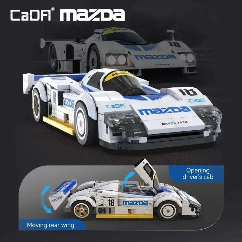 Cada Drift Racing Car Lego Compatible Building Blocks Set - ToylandEU