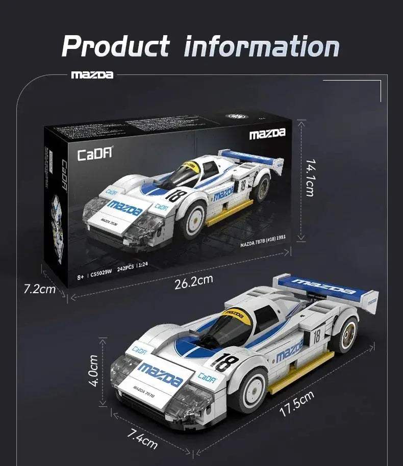 Cada Drift Racing Car Lego Compatible Building Blocks Set - ToylandEU