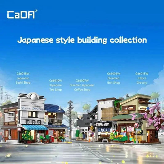  Cada Japanese Sushi House Bricks Shop LED Building Toys -  ToylandEU™