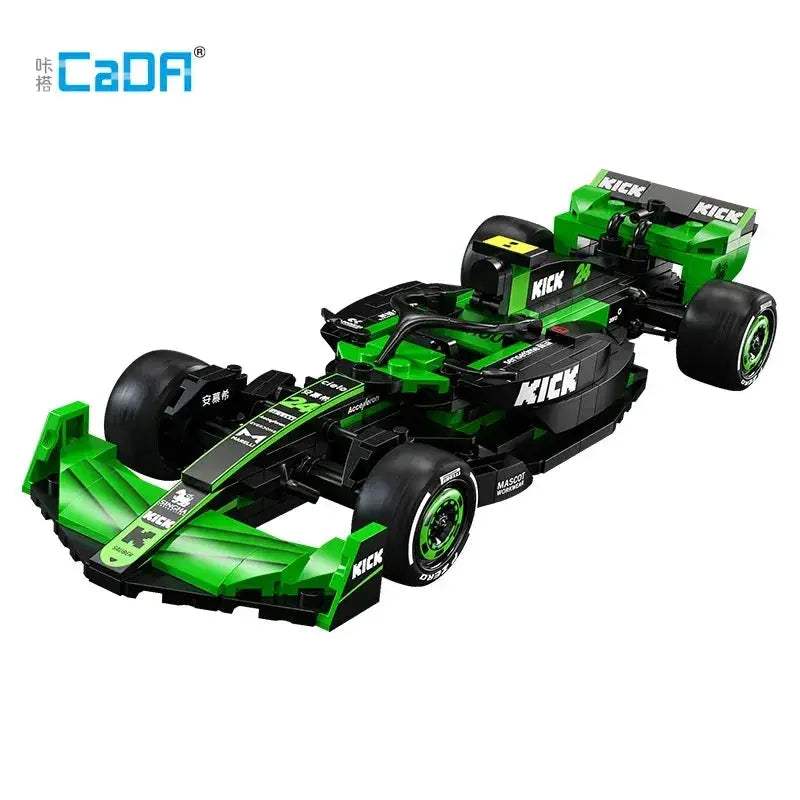 Cada KICK Sauber F1 Racing Car Lego Compatible Building Blocks - ToylandEU